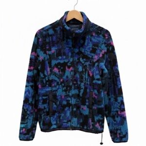 American Eagle Outfitters Warm and Cozy Multicolor Fleece Jacket